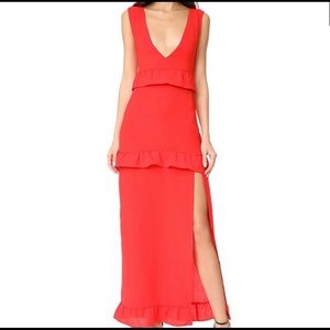 Shopbop Nightwalker red maxi dress